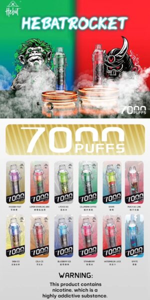 喜貝HEBAT💗7000口拋棄式🪄
