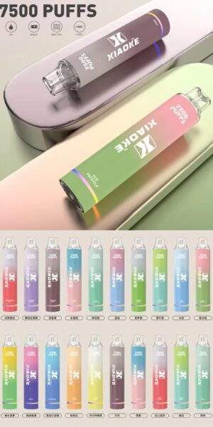 【XIAOKE 梟客】★拋棄式★ 一次性霧化商品 7500口 (可充電)